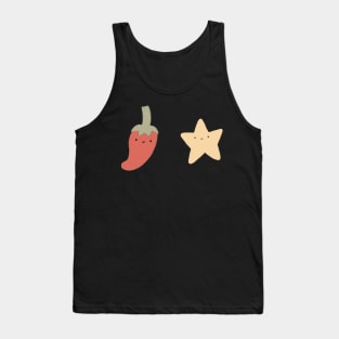 Cute chilli and star Tank Top